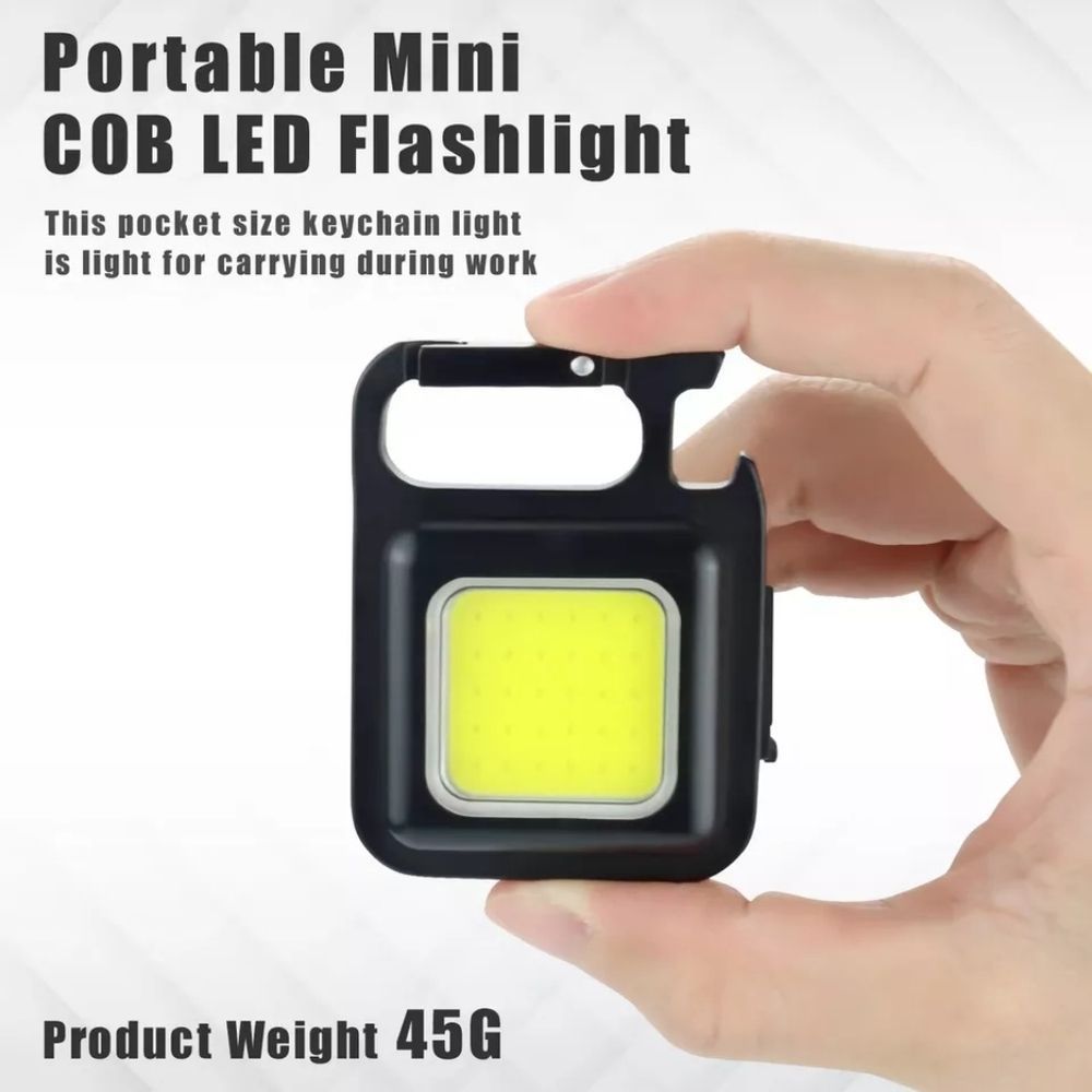 Mini Keychain Flashlights, 4Mode Rechargeable Flashlights 800 Lumens